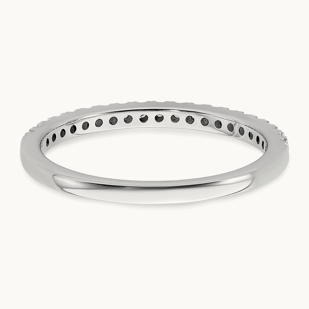 Complete Diamond Wedding Band, 14K White Gold