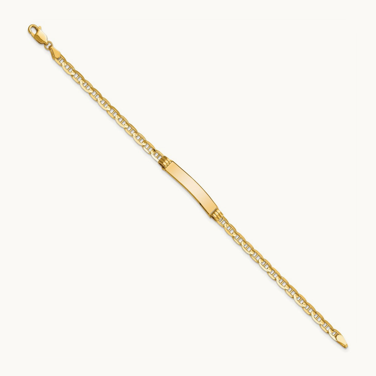 Anchor Link ID Bracelet, 14K