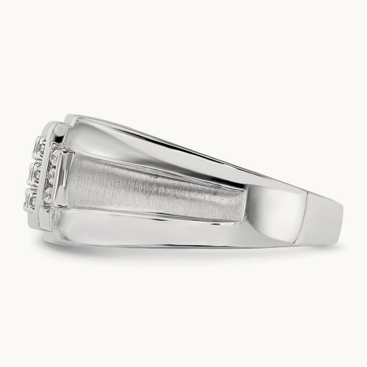 Cluster Men's Ring, 0.25 ct tw