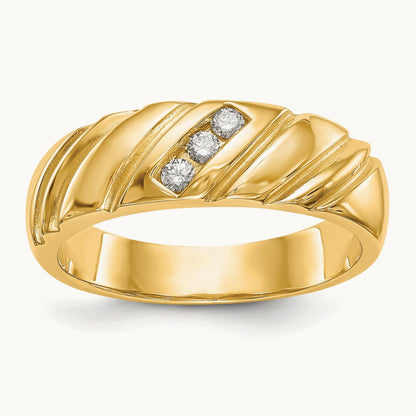 Diamond Men's Band, 14K