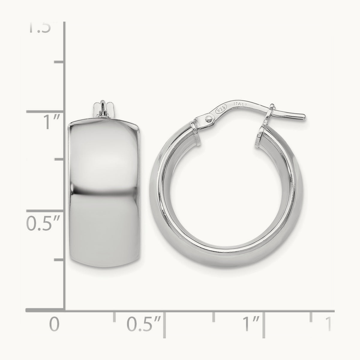 Hoop Earrings — Leslie's — 18mm