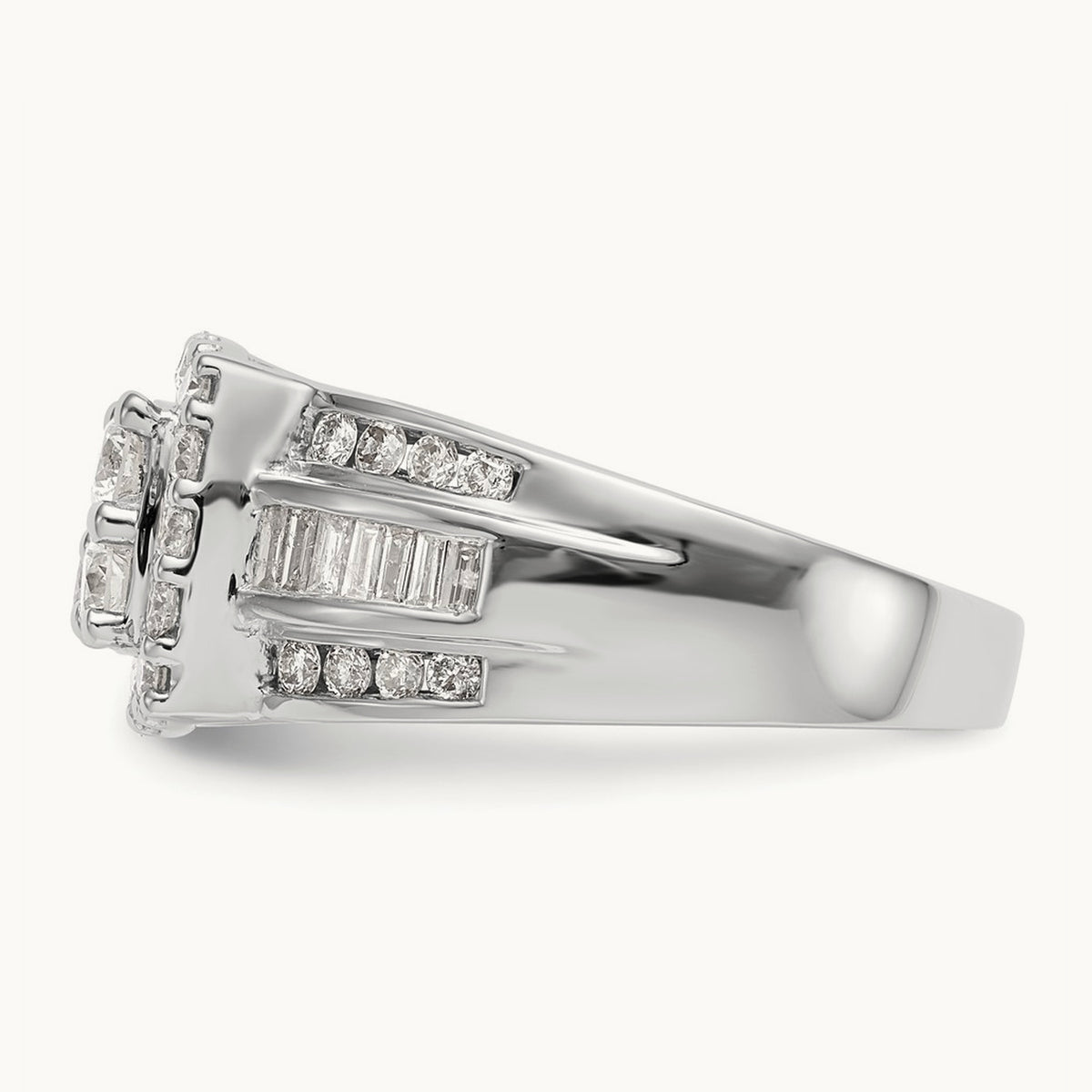 Cluster Engagement Ring, 1.50 ct tw