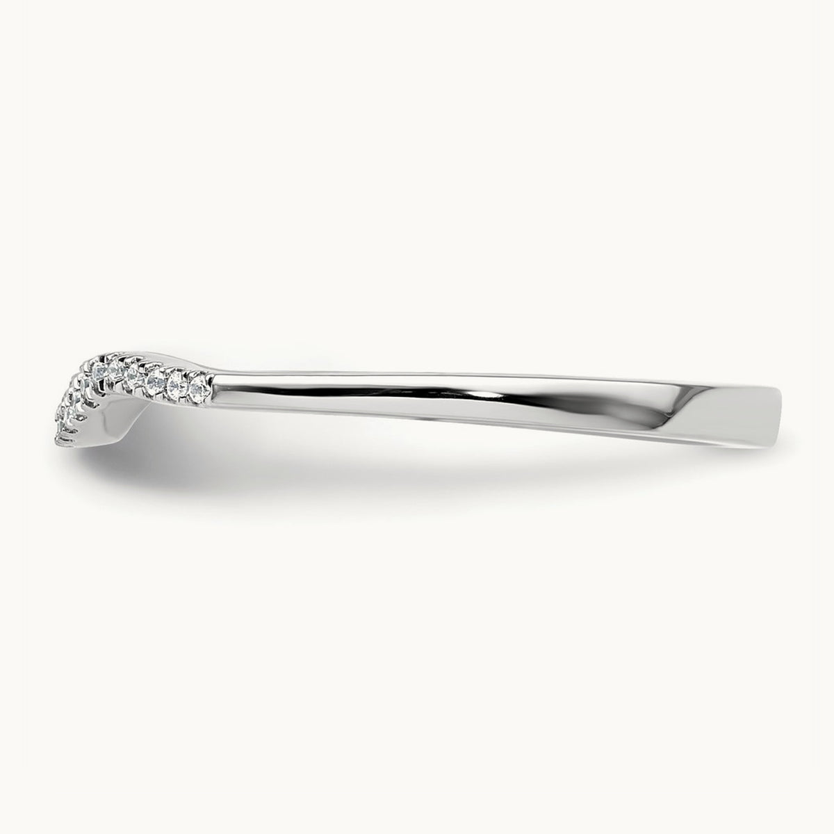 Diamond Band, 14K White Gold