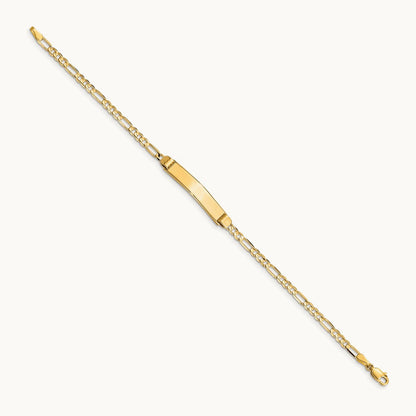 Figaro ID Bracelet, 14K