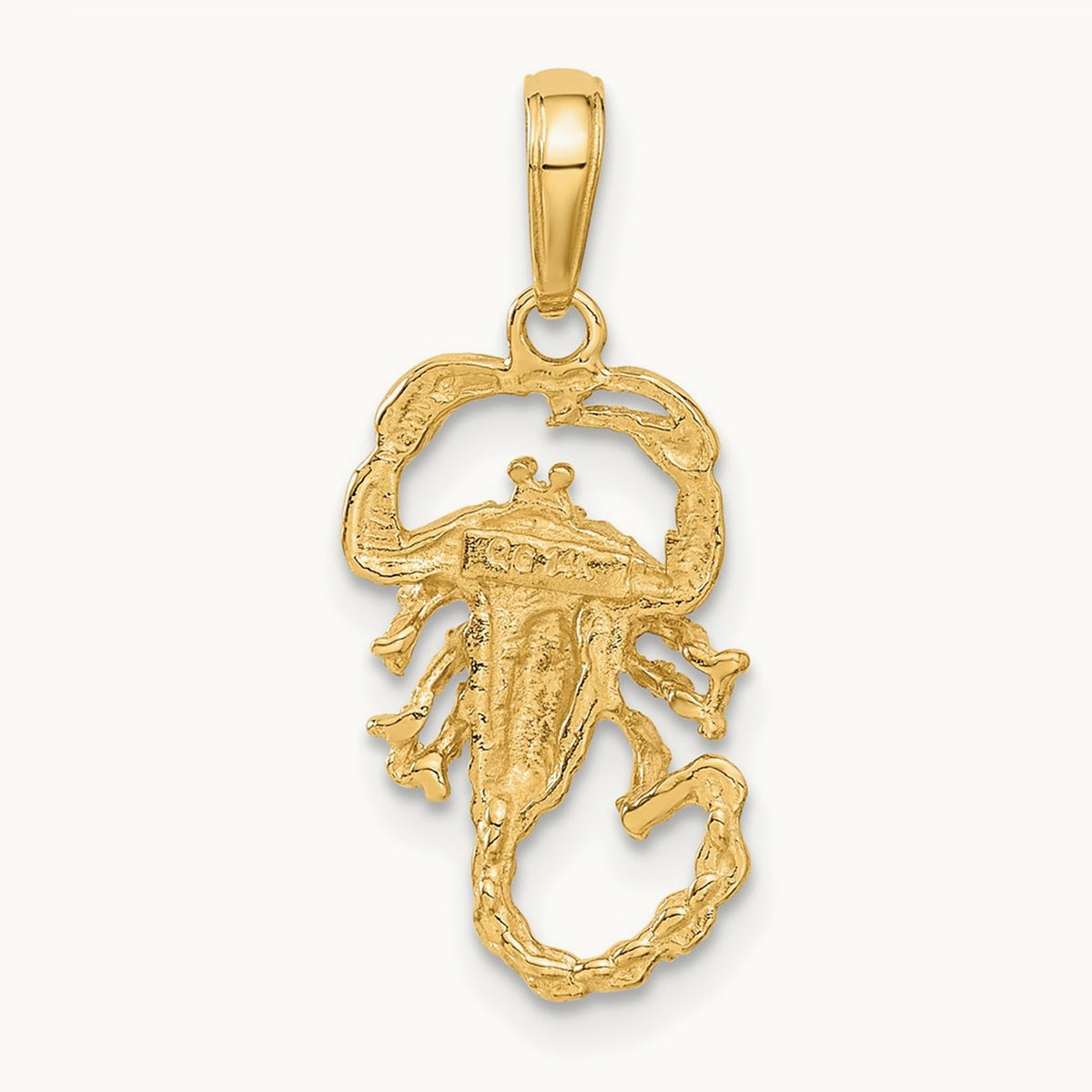 Scorpion Charm, 14K