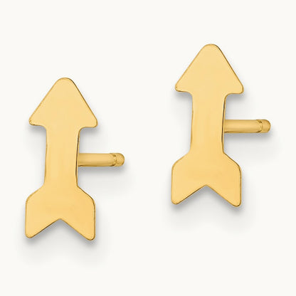 Polished Arrow Post Earrings — photo set