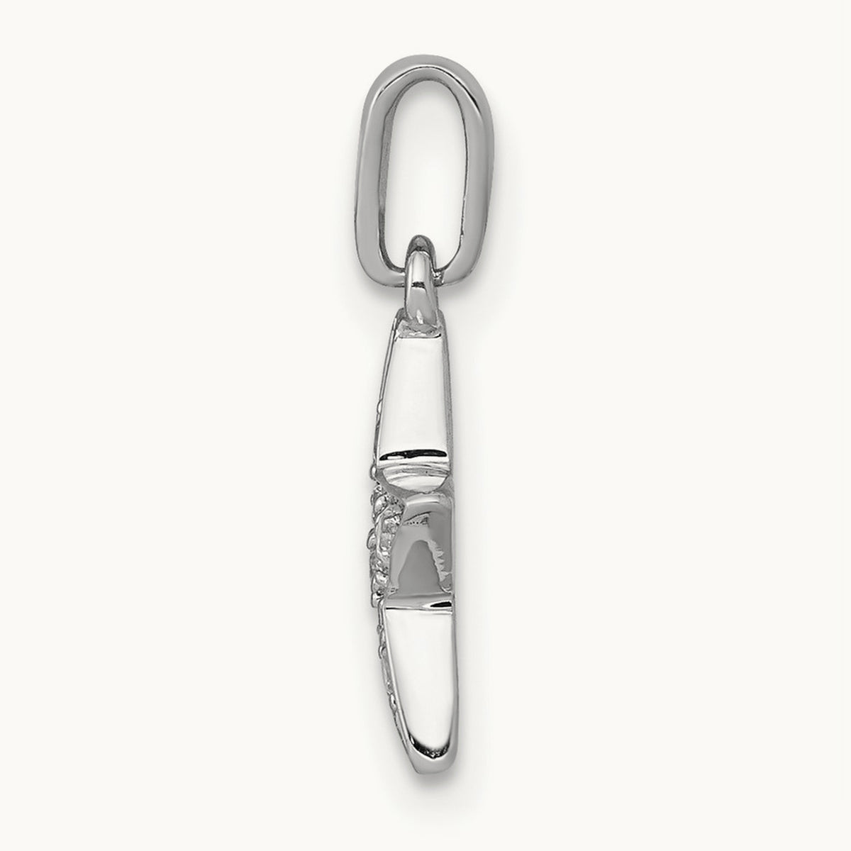 1/10ct. Diamond Star Pendant, 14K White Gold