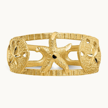 Starfish Toe Ring, 14K