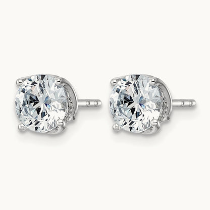 Round Center Twist Earrings, 2.00 ct tw Lab-Grown Diamond