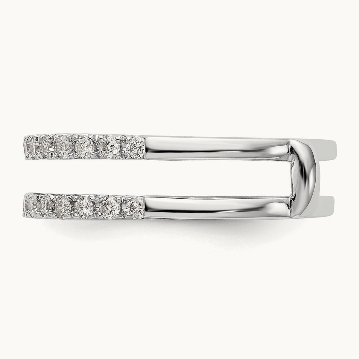 Ring Guard, 0.50 ct tw Lab-Grown Diamond — VS/SI (Great), 14K White Gold
