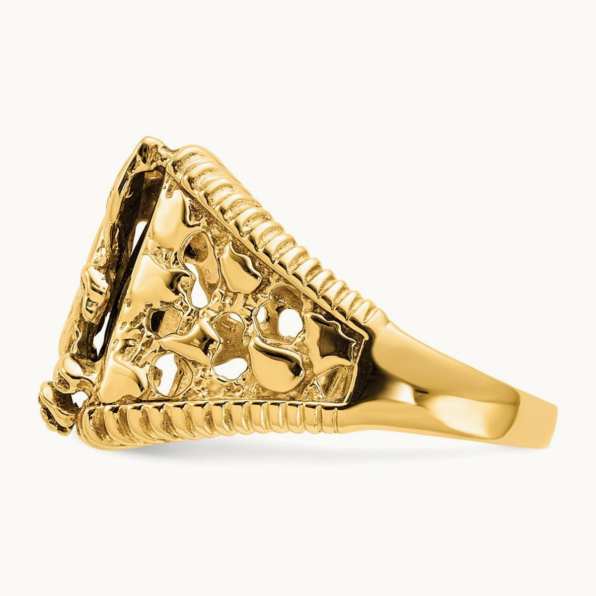 Men's Onyx Eagle Ring, 14K
