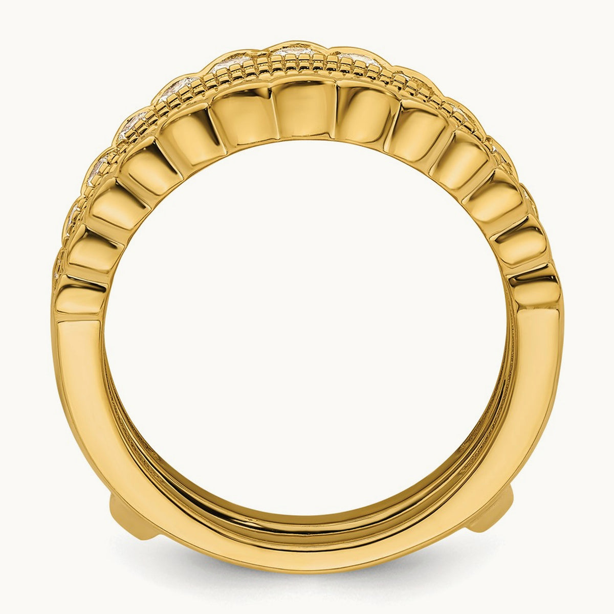 Ring Guard, 1.25 ct tw Lab-Grown Diamond — 14K Yellow Gold