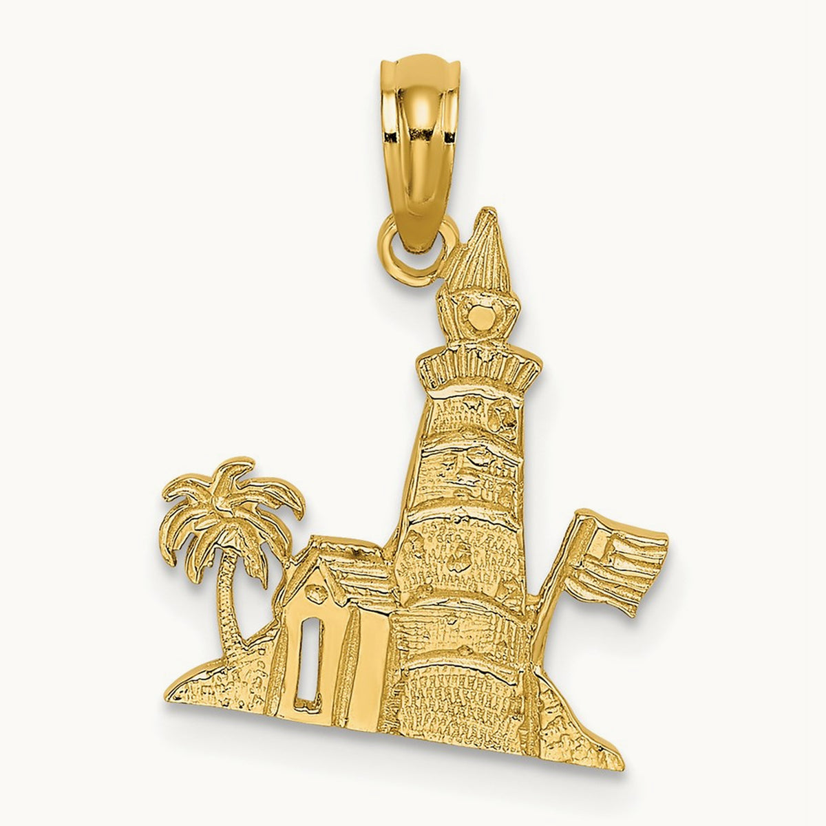 Lighthouse Charm, 14K