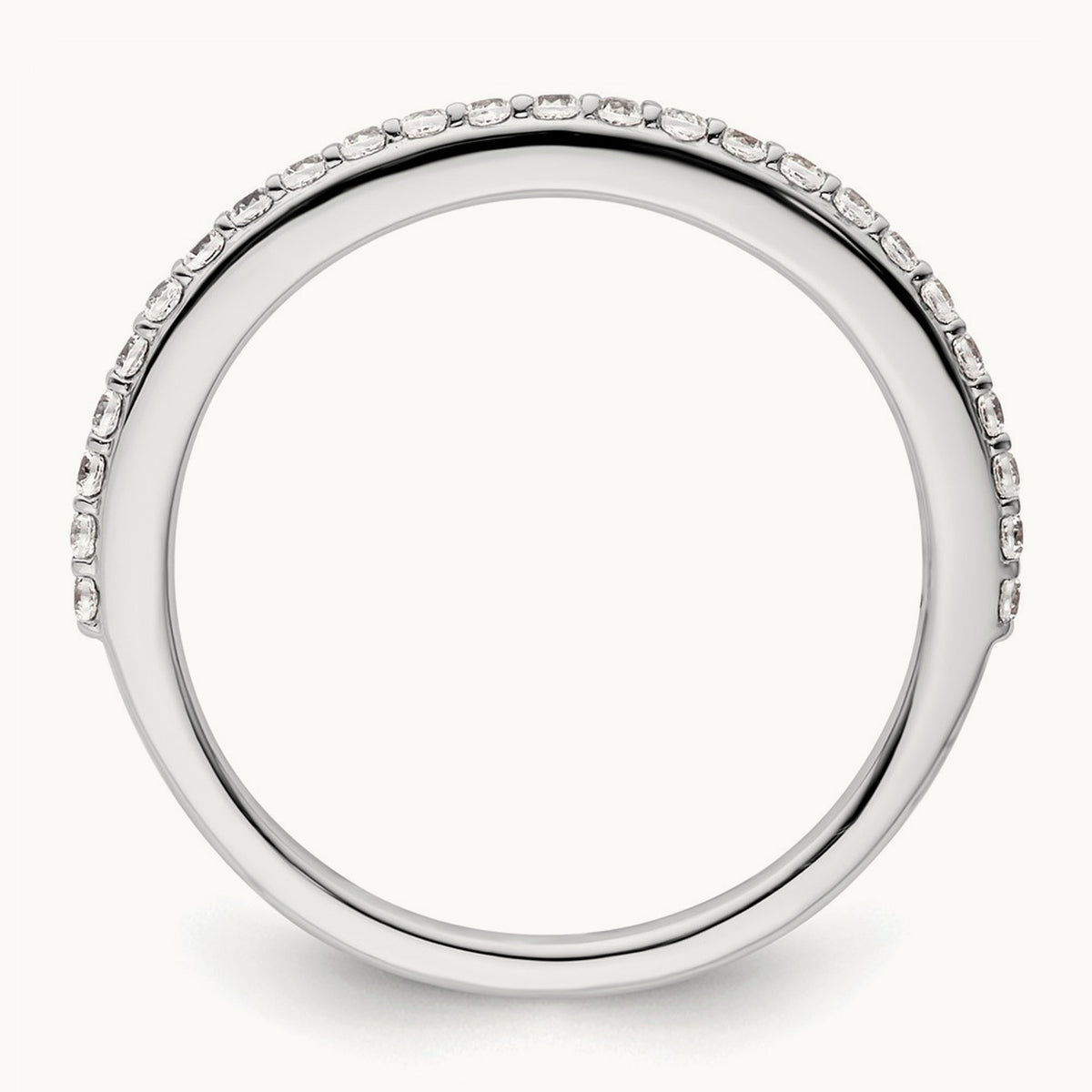 Diamond Band, 14K White Gold