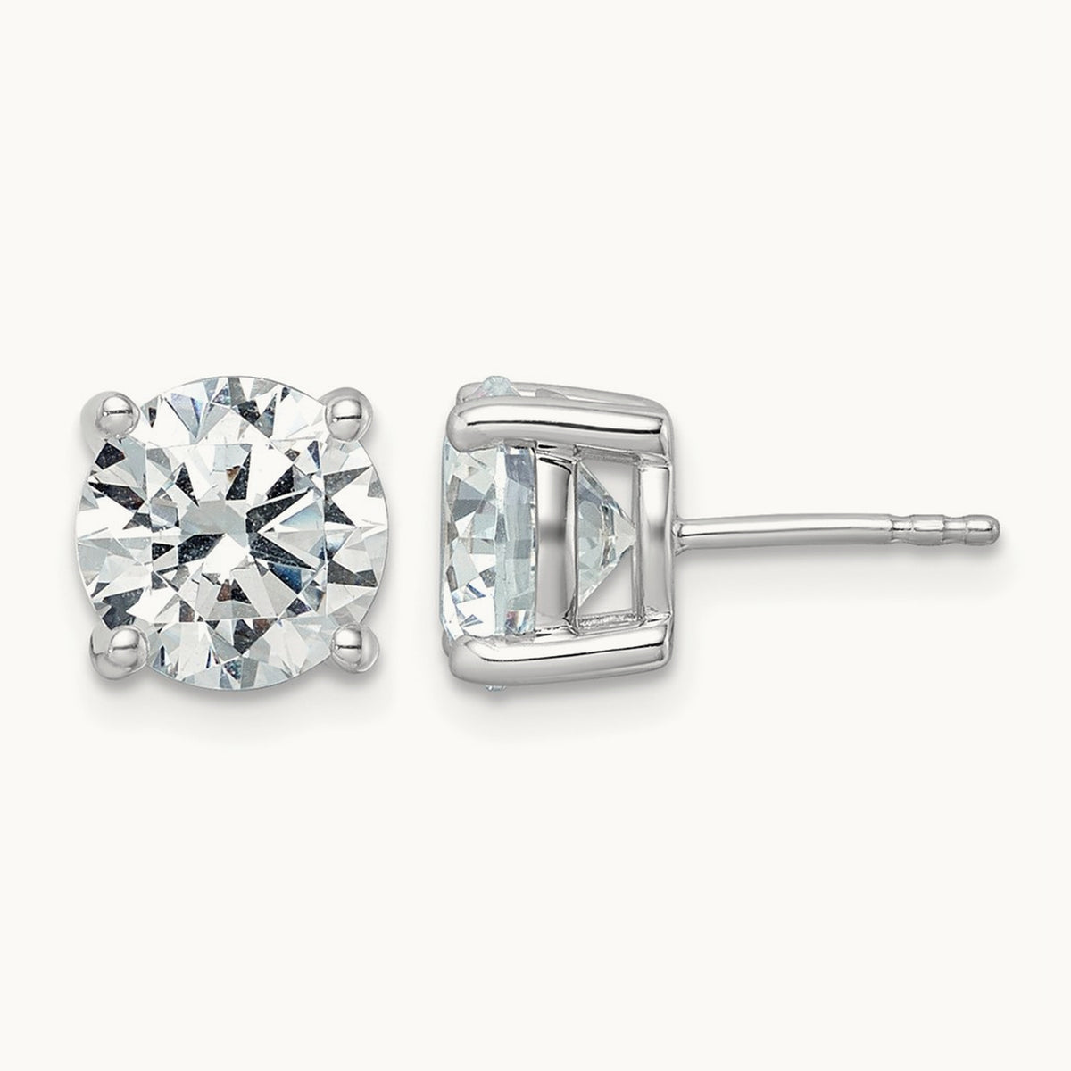 Round Heavyweight Stud Earrings, 0.10-7.00 ct tw Lab-Grown Diamond