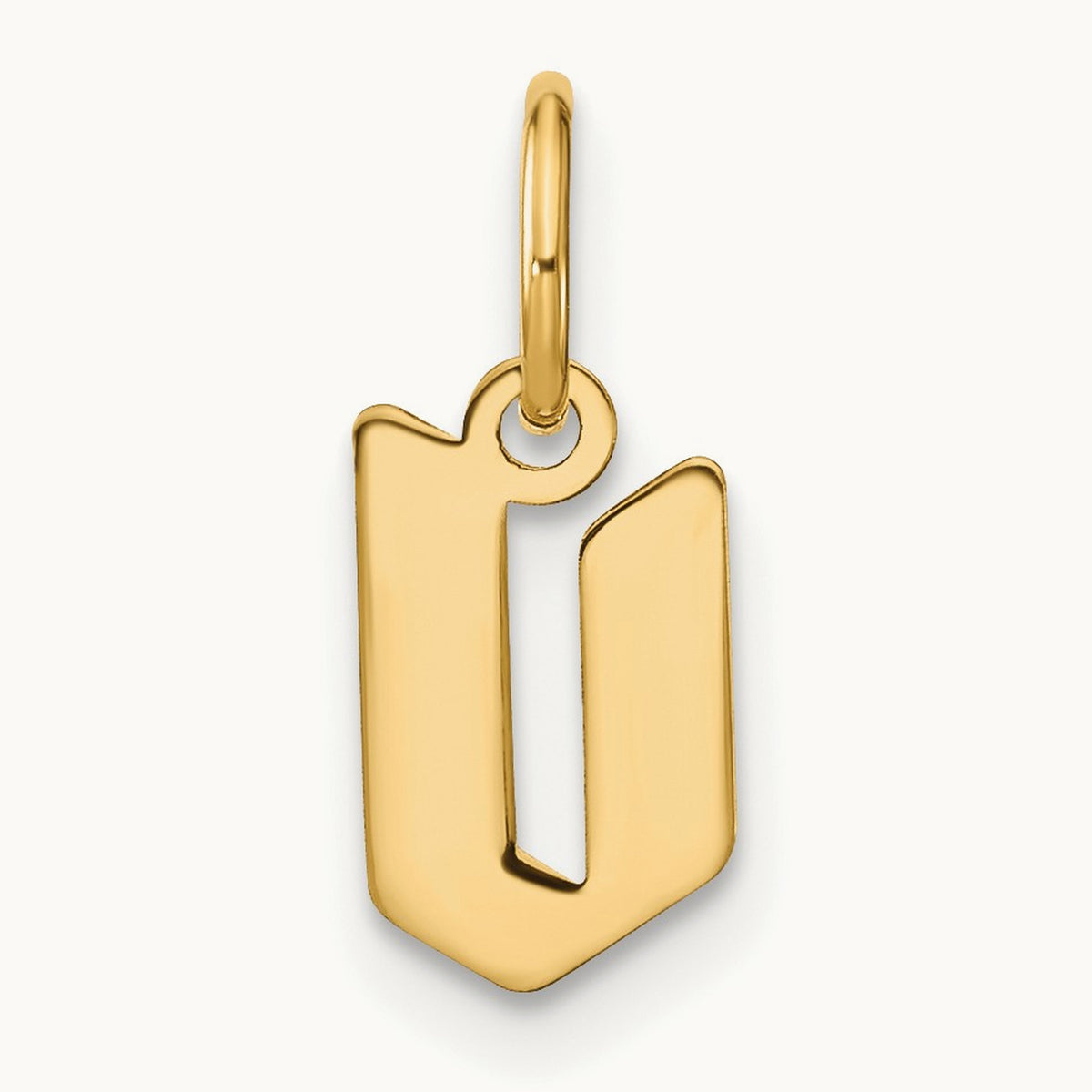 Lowercase Initial Pendant — V