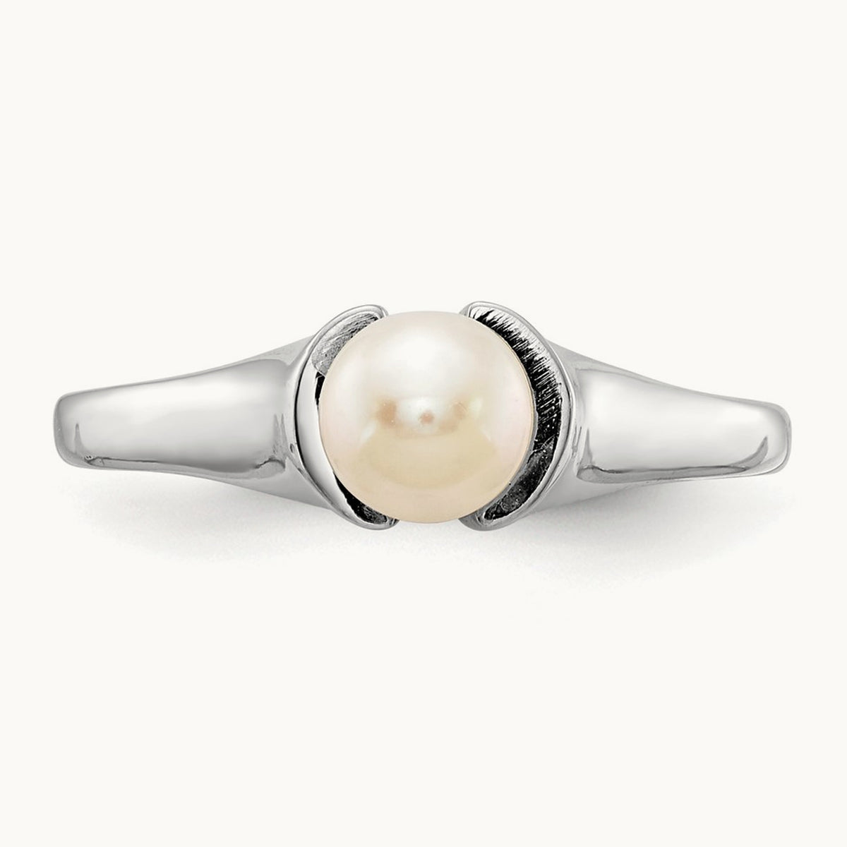 FW Cultured Pearl Ring, 5mm, 14K White Gold