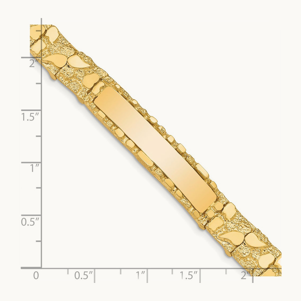 Nugget ID Bracelet — 10.0mm
