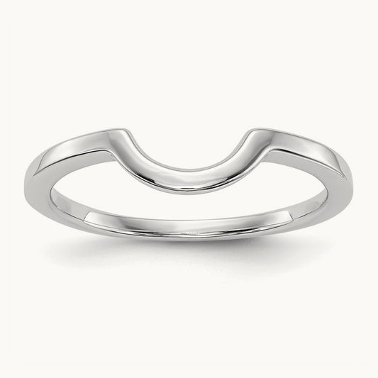Wedding Band, 14K White Gold