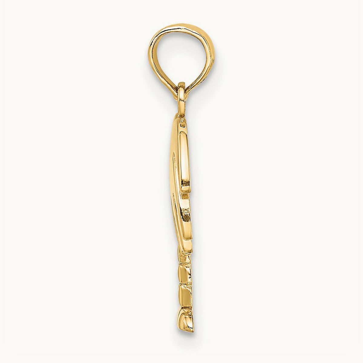 Charleston Palm Tree Charm — 14K Yellow Gold, 20mm