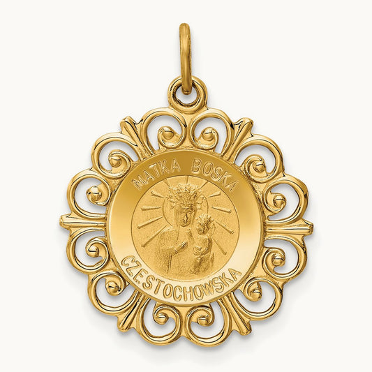 Matka Boska Medal Charm — photo set