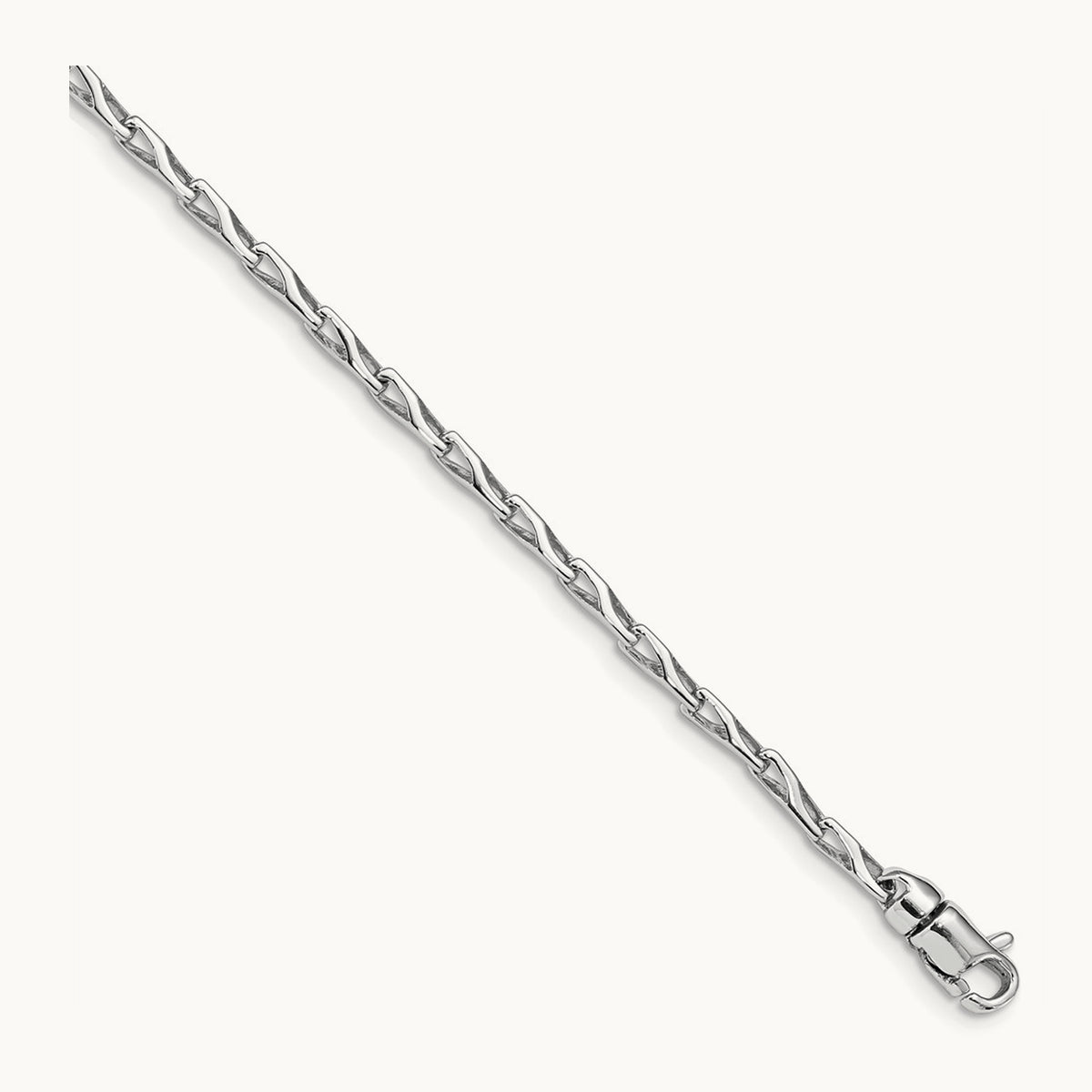 Hand-polished Fancy Link Bracelet — 7.25 inch