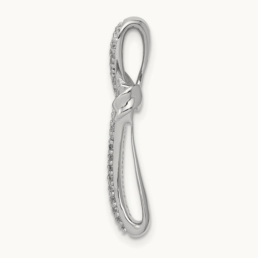 1/4ct. Diamond Cross Chain Slide — photo set