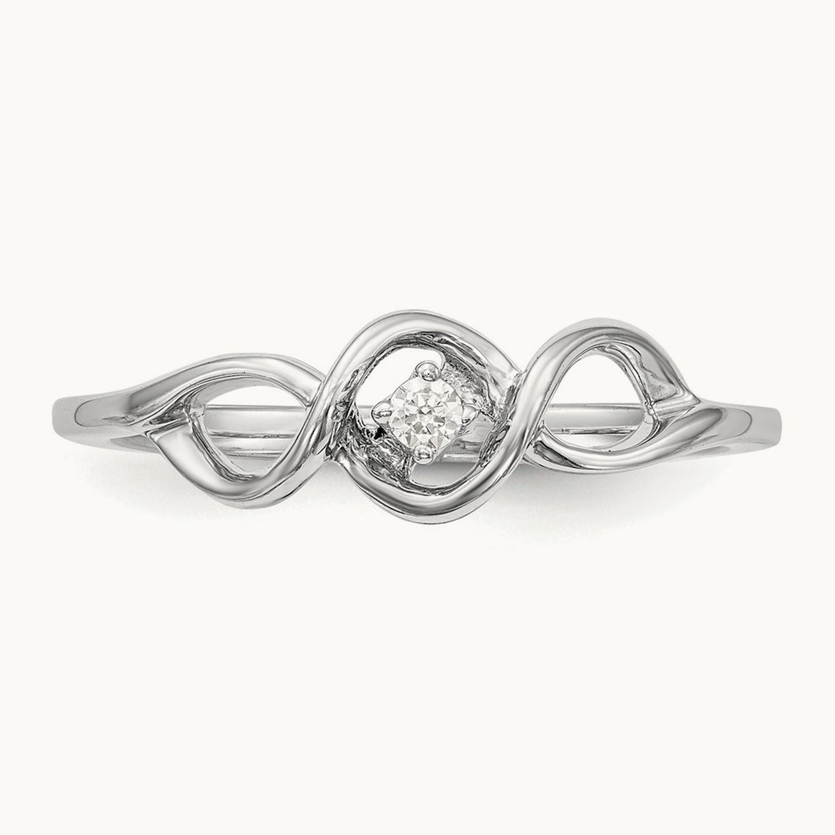 First Promise Complete Diamond Promise/Engagement Ring, 14K White Gold