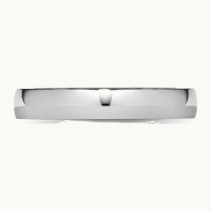 Cobalt Polished Half Round Band — 4mm