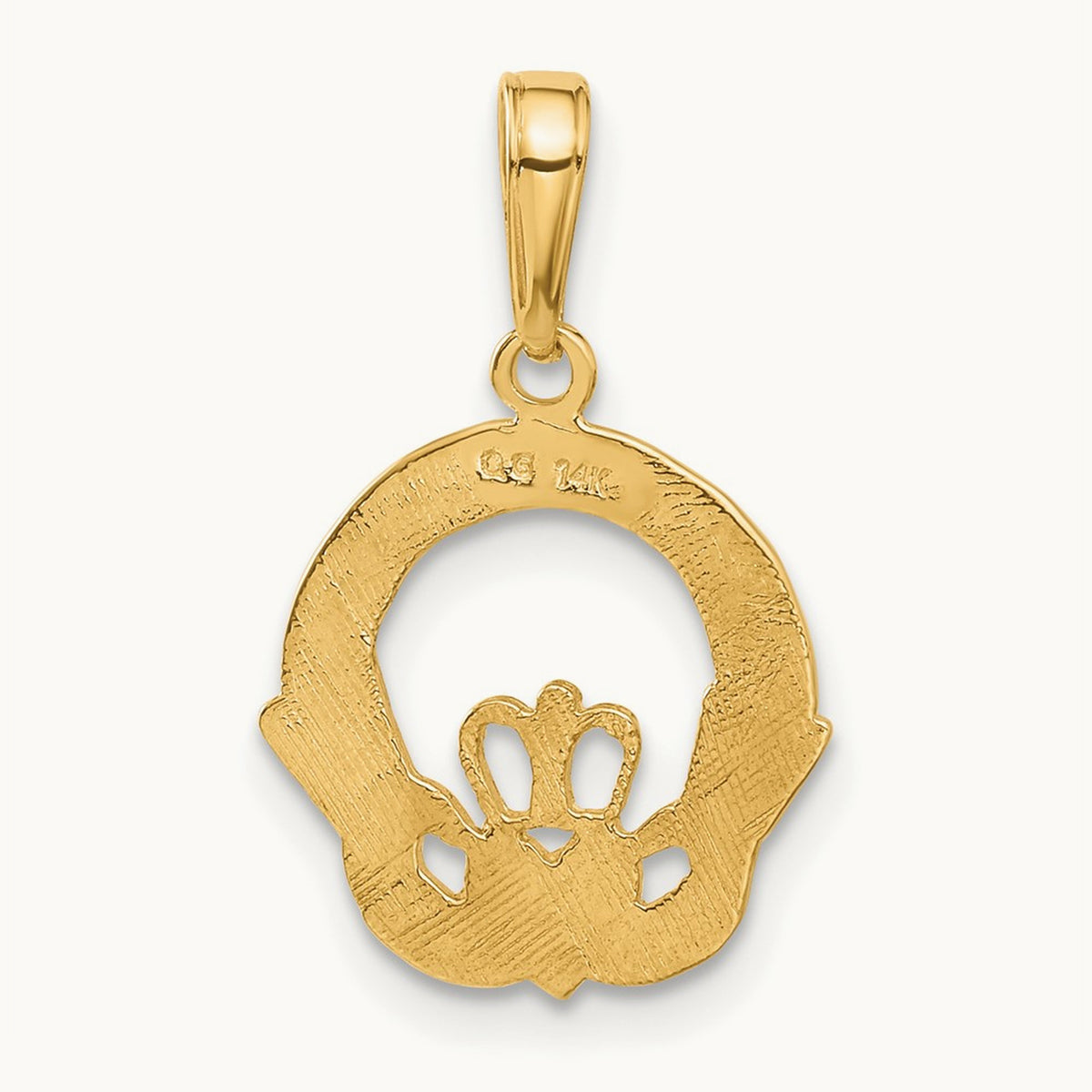 Claddagh Charm, 14K