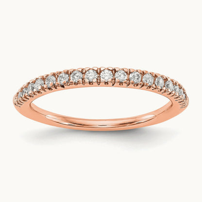 Diamond Band — 14K Rose Gold, 7