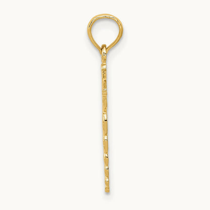 Caduceus Pendant, 14K