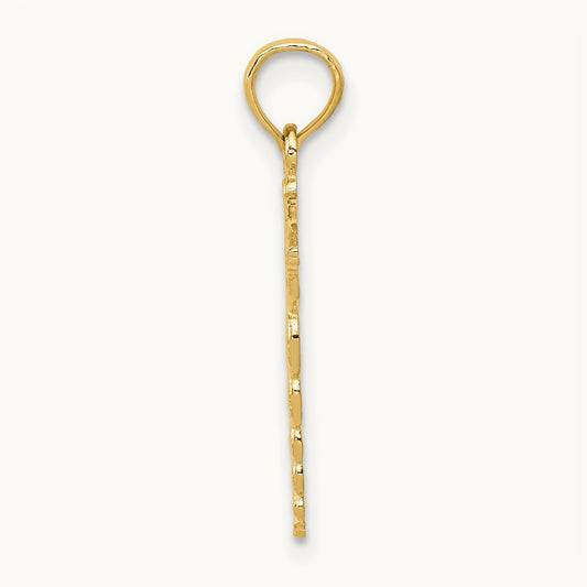 Caduceus Pendant, 14K