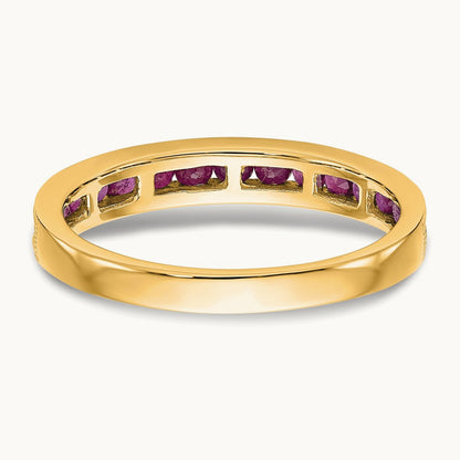 Ruby Band — 14K Yellow Gold, 7