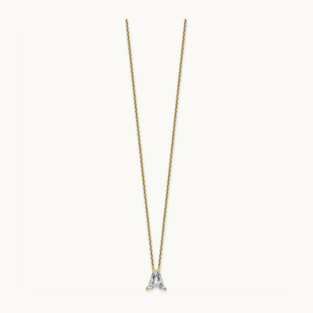 Initial Necklace, 1 1/4-2 1/3 ct Lab-Grown Diamond