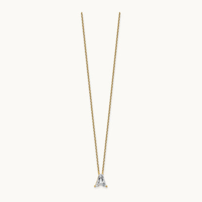 Initial Necklace, 1 1/4-2 1/3 ct Lab-Grown Diamond