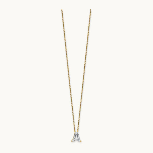 Initial Necklace, 1 1/4-2 1/3 ct Lab-Grown Diamond