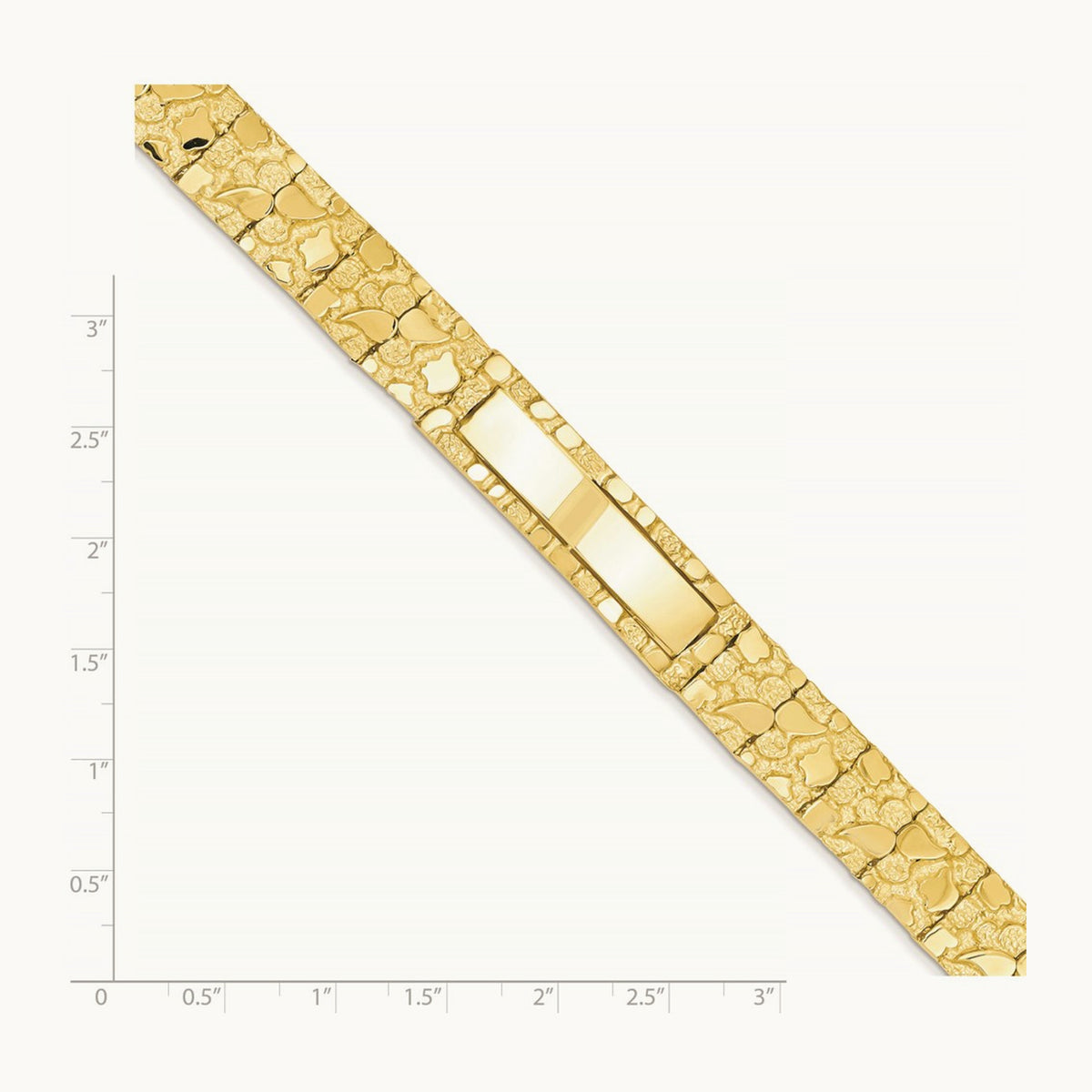 Nugget ID Bracelet — 12.0mm
