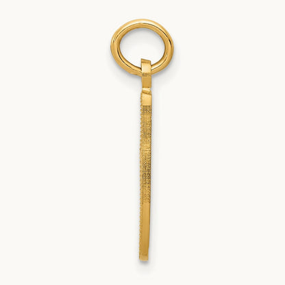 Ballet Slipper Charm, 14K