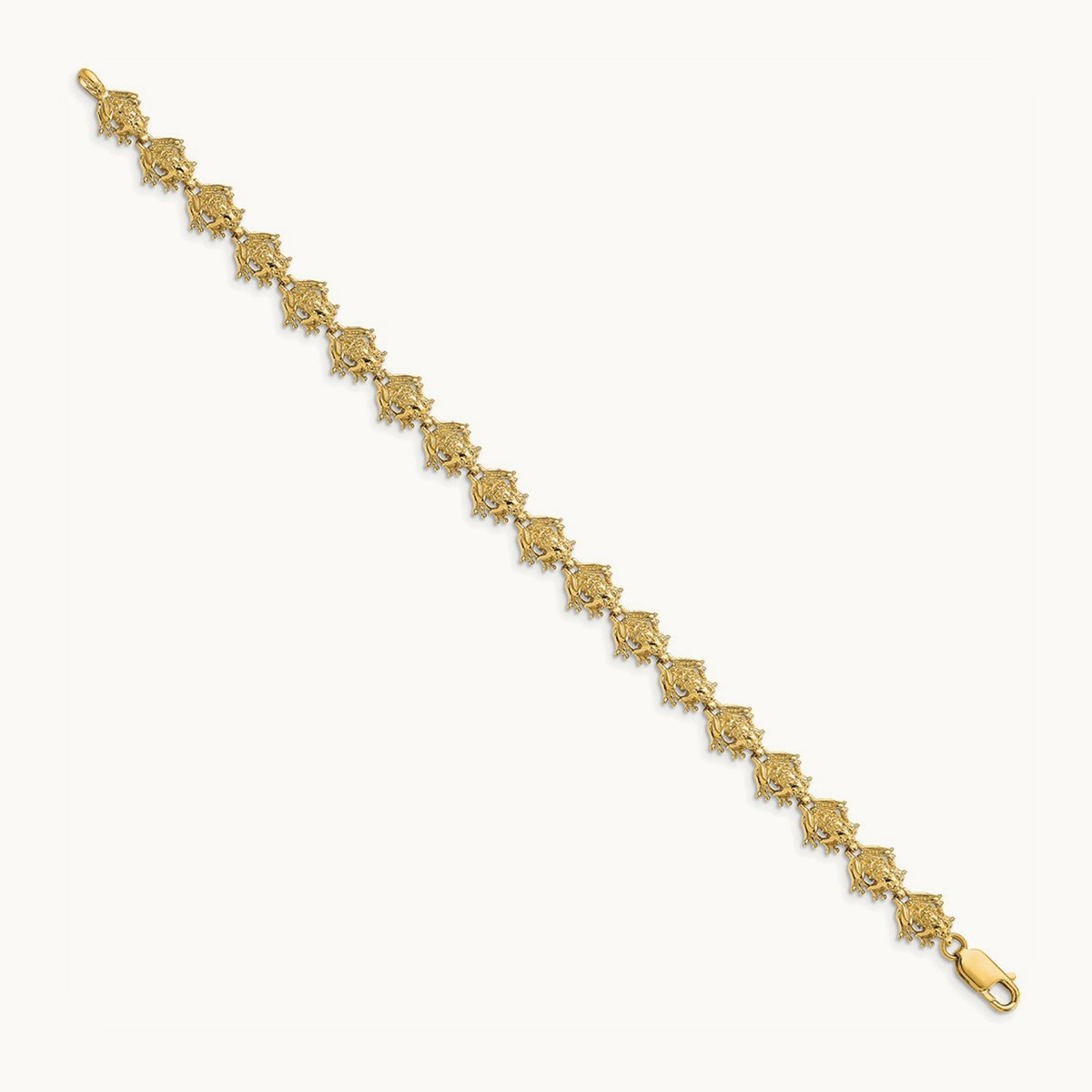Frog Bracelet, 14K