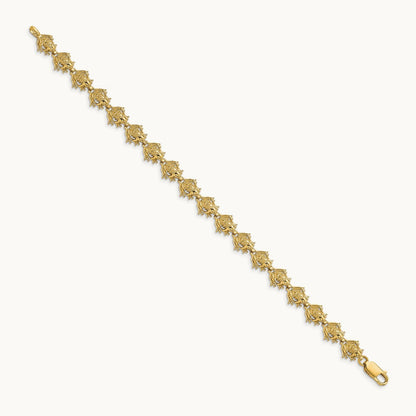 Frog Bracelet, 14K