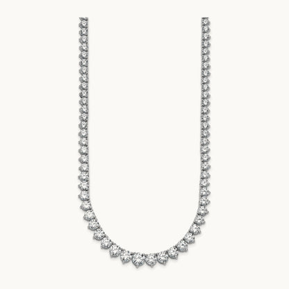 Graduated Tennis Necklace, 25.50 ct tw Lab-Grown Diamond