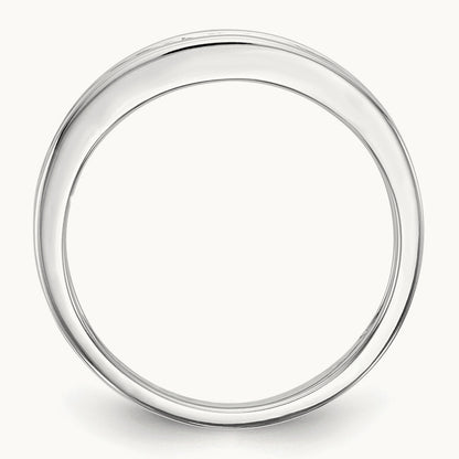 Diamond Wedding Band, 14K White Gold