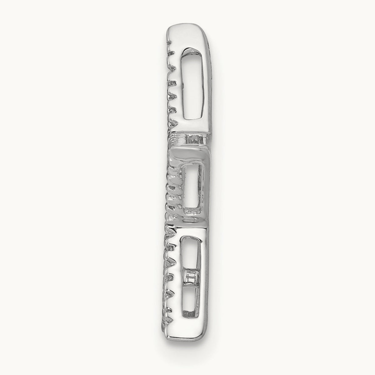 Diamond Star Chain Slide, 14K White Gold