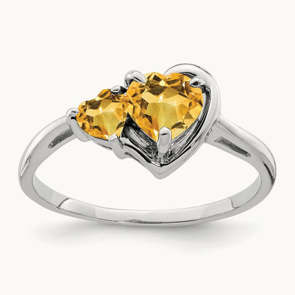 Gemstone Ring, 14K White Gold