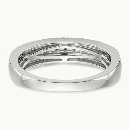 Diamond Band, 14K White Gold