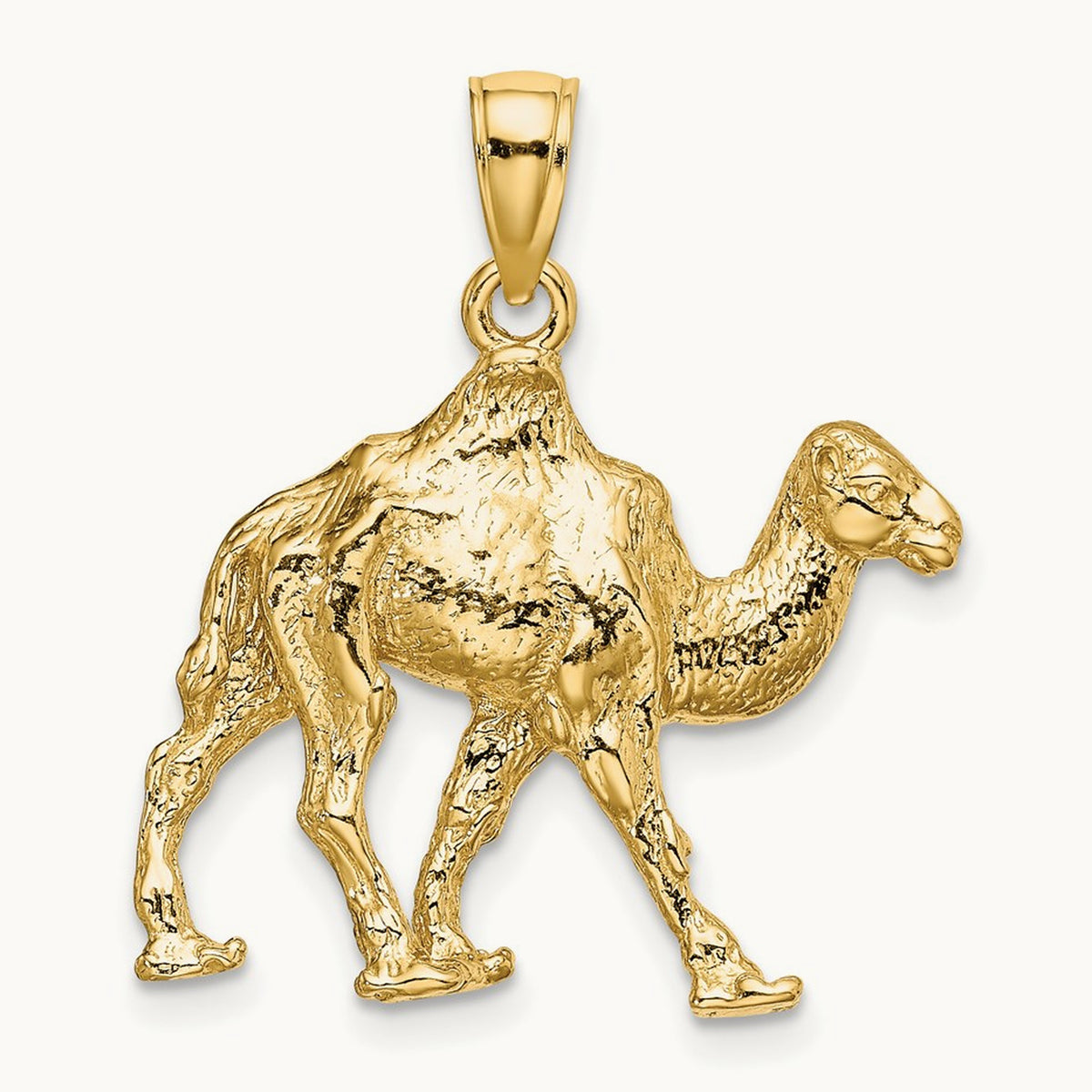 3-D Camel Charm, 14K