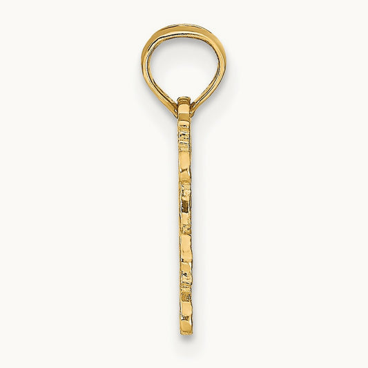 TAURUS Zodiac Charm — 14K Yellow Gold