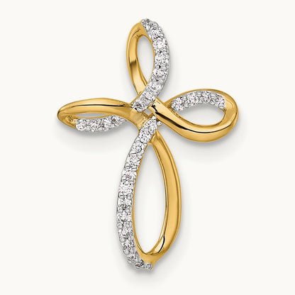 Diamond Cross Chain Slide — 18.1mm