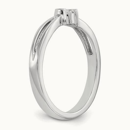First Promise Complete Diamond Promise/Engagement Ring, 14K White Gold